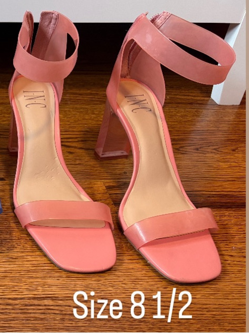 INC-Toe Clear Strap Mules